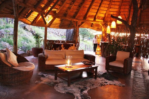 Khowarib Lodge lounge